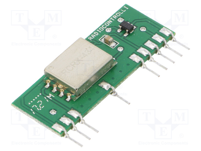 RF - AM-VASTAANOTIN - ASK,OOK - 433,92MHZ - -108DBM - 3÷5VDC - RF moduulit - RCBRX-434 - 1