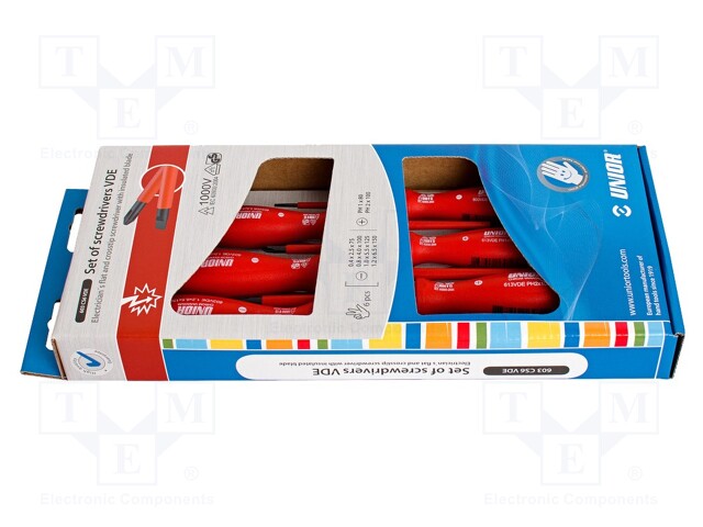 SARJA: RUUVIMEISSELIT - ERISTETTY - PHILLIPS,LITTEÄ - PAHVI-RASIA - Ruuvimeisselit ja sarjat - UNIOR-617044 - 1