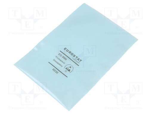 SUOJAPUSSI - ESD - L: 610MM - W: 457MM - PAKS.: 75UM - POLYETEENI - VIHREÄ - ESD laukut, foliot - ERS-200951824 - 1