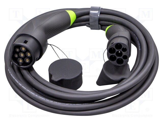 EMOBILITY: CABLE - 480VAC - 11KW - IP54 - THREE-PHASE - 7M - 16A - -35÷50°C - Sähköauton latauskaapelit - GC-EVKABGC04 - 1