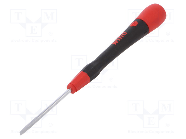 SCREWDRIVER: PRECISION - SLOT - SL 3 - BLADE LENGTH: 50MM - Ruuvimeisselit ja sarjat - WIHA.42394 - 1