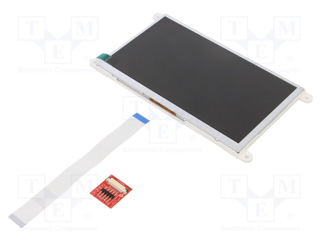 TFT NÄYTTÖ - 7" - 800X480 - 30KBRAM,32KBFLASH - KOOT: 187X102,1X7,3MM - Älykkäät näytöt - GEN4-ULCD-70P4 - 1