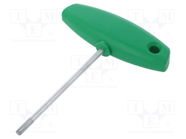 WRENCH: TORX® - TX25 - OVERALL LEN: 132MM - WORKING PART LEN: 100MM - Kuusiokolo- ja TORX avaimet - WIHA.01334 - 1