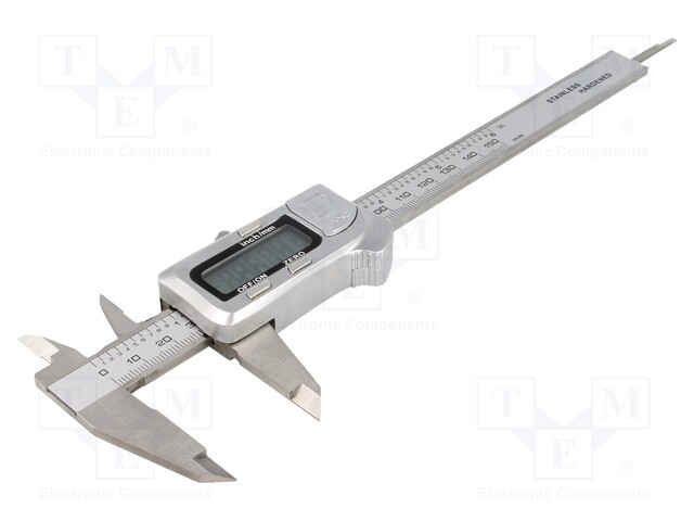 TYÖNTÖMITTA - ALUE: 0÷150MM,0÷6" - SINKKISEOS - IP54 - KOTELO - Vatupassit, vesivaa'at ja mitat - SUW-DIGIP54 - 1