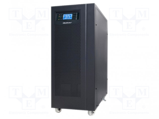UPS VIRTALÄHDE - 8KW - 10KVA - 230V - 505X250X610MM - 7AH - UAKKU: 12V - UPS ja tietokeneen virtalähteet - QOLTEC-53044 - 1