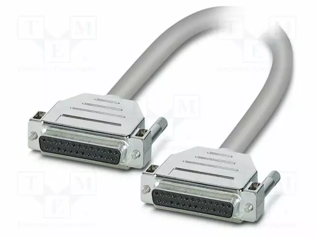 KAAPELI - D-SUB 25PIN PISTORASIA,MOLEMMIN PUOLIN - PVC - PIT: 3M - Tietokonekaapelit ja -adapterit - 1066664 - 1