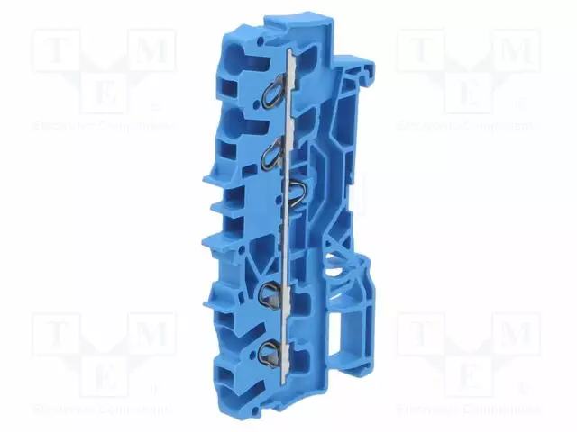 LIITIN: KISKO-DIN-KISKOLLE - JOUSIPURISTIN - SININEN - 22AWG÷12AWG - Kiskoliittimet - 2002-1404 - 1