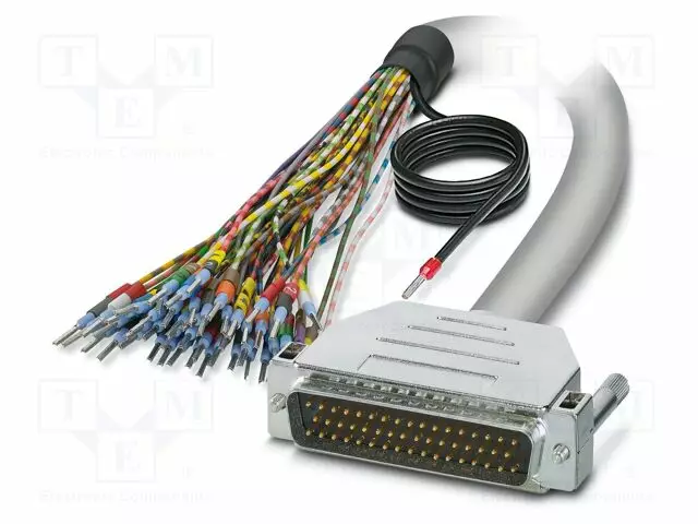 KAAPELI - D-SUB 50PIN PISTOKE,JOHDOT - PVC - PIT: 2M - HARMAA - IP54 - Tietokonekaapelit ja -adapterit - 2926674 - 1