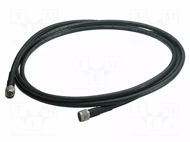 KAAPELI - 3M - N UROS,MOLEMMIN PUOLIN - PE - MUSTA - SUORA - 50OHM - Antennijohdot - 5606124 - 1