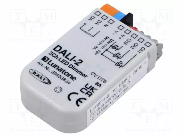 VIRTALÄHDE: IMPULSSI - LED - DALI,DALI 2 - 12÷48VDC - IP20 - 60X33X15MM - LED teholähteet - 89453834 - 1