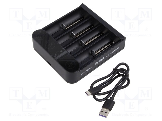 LATURI: MIKROPROSESSORIOHJATTU-LI-ION - 3,6/3,7V - 0,5A - Akkulaturit - L3EFT-SLIMK4 - 1