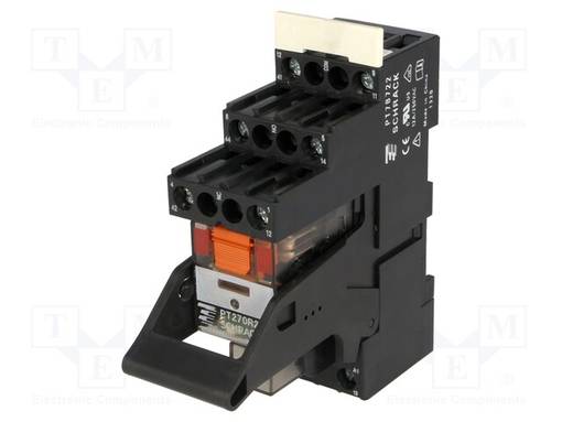 RELE: LIITÄNTÄ - DPDT - UKELAN: 24VAC - 12A - 12A/250VAC - 12A/30VDC - Elektromagneettiset relesarjat - PT2L7RC4 - 1