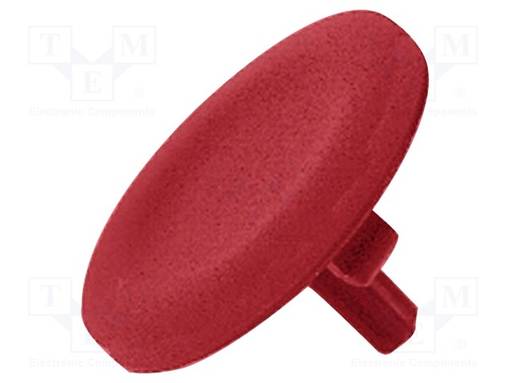 NÄPPÄIMEN LINSSI - 22MM - HARMONY XB4 - NÄPPIMEN VÄRI: PUNAINEN - Taulukytkimien lisävarusteet - ZBL4 - 1