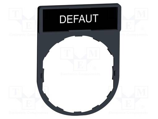 TIEDOTUSETIKETTI - HARMONY XB4 - Taulukytkimien lisävarusteet - ZBY2134 - 1