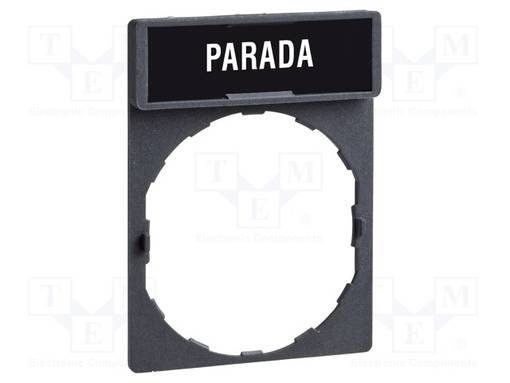 TIEDOTUSETIKETTI - HARMONY XB4 - Taulukytkimien lisävarusteet - ZBY2404 - 1