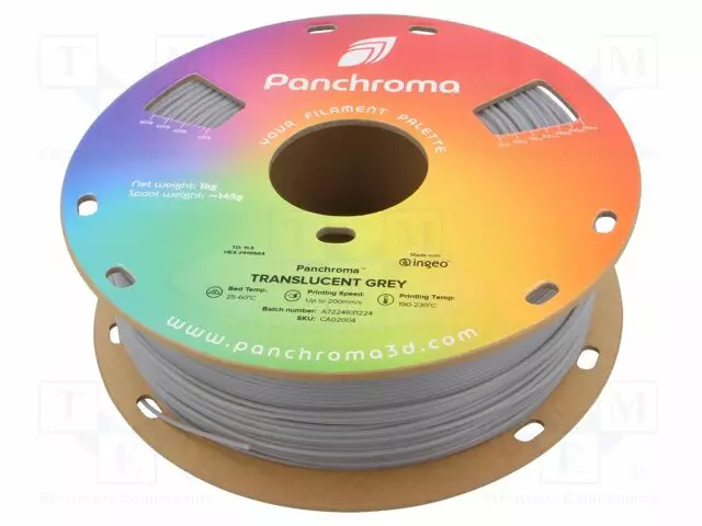 3D FILAMENTTI PLA - 1,75MM - TRANSLUCENT GREY - 190÷230°C - 1KG - 3D Filamentit - CA02004 - 1