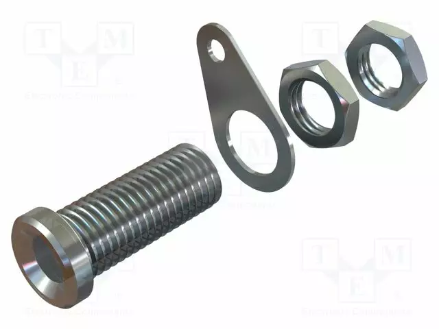 LABORATORY CONNECTOR: 4MM BANANA - SOCKET - CUTOUT: Ø6MM - 36A - Banaanijatkoliittimet - CT4544 - 1