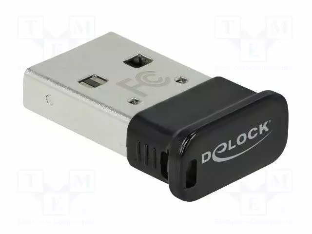 BT SOVITIN - USB A-PISTOKE - USB 2.0 - MUSTA - 2,4÷2,4835GHZ - 3MBPS - Tietokonetarvikkeet - muut - DELOCK-61004 - 1
