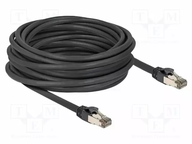 PATCH KAAPELI - U/FTP - CAT 6A - RJ45-PISTOKE,MOLEMMIN PUOLIN PVC - RJ45 Ethernet kaapelit - DELOCK-80244 - 1