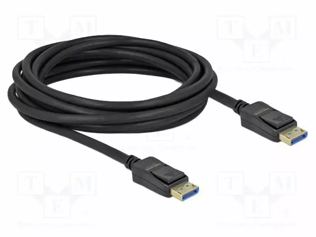 KAAPELI - DISPLAYPORT-PISTOKE,MOLEMMIN PUOLIN - DISPLAYPORT 2.0 - HDMI, DVI, DisplayPort johdot - DELOCK-80264 - 1