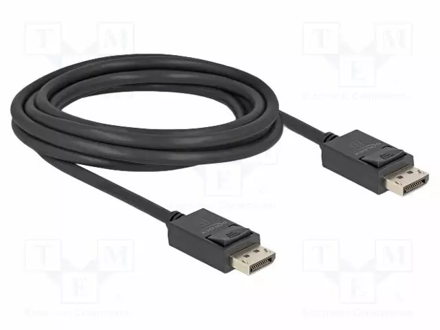 KAAPELI - DISPLAYPORT-PISTOKE,MOLEMMIN PUOLIN - DISPLAYPORT 2.1 - HDMI, DVI, DisplayPort johdot - DELOCK-80494 - 1