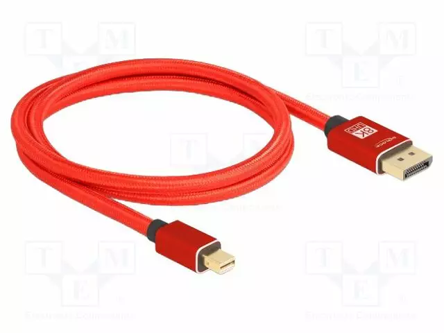 KAAPELI - DISPLAYPORT-PISTOKE,MINI DISPLAYPORT-PISTOKE - PIT: 1M - HDMI, DVI, DisplayPort johdot - DELOCK-81094 - 1