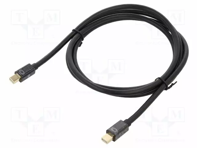 KAAPELI - MINI DISPLAYPORT-PISTOKE,MOLEMMIN PUOLIN - PIT: 1,5M - HDMI, DVI, DisplayPort johdot - DELOCK-83474 - 1