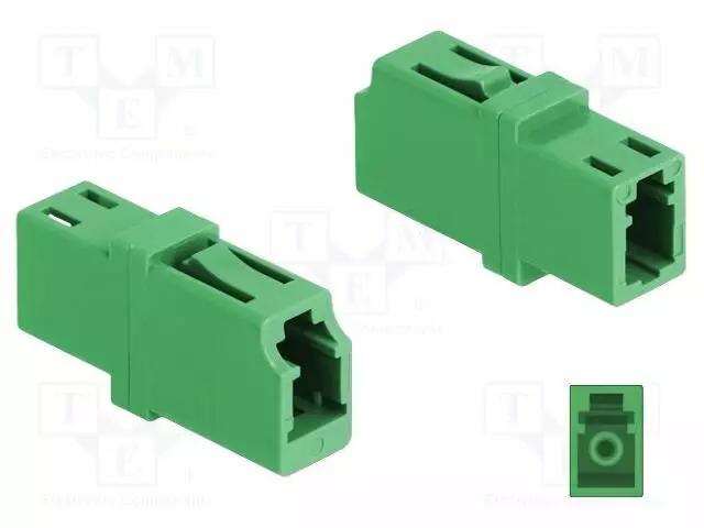 VALOKUITULIITIN - LC/APC,MOLEMMIN PUOLIN - -40÷85°C - VIHREÄ - Patchcordit ja valokuitu-pigtailit - DELOCK-87984 - 1