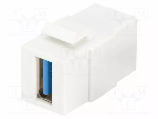 USB SOVITIN - KEYSTONE - VALKOINEN - PAINETTAVA - USB 3.0 - Tietokonetarvikkeet - muut - DN-93404 - 1
