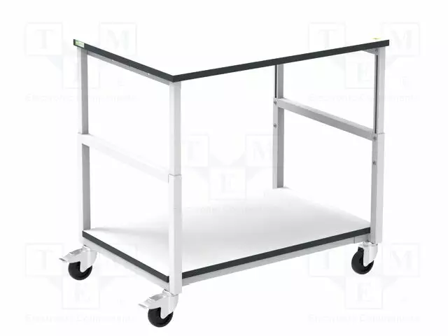 KÄRRY - ESD - W: 1000MM - D: 700MM - TERÄS - HARMAA (VAALEA) - 10KOHM÷100MOHM - ESD toimistotarvikkeet - ESD-CART04 - 1