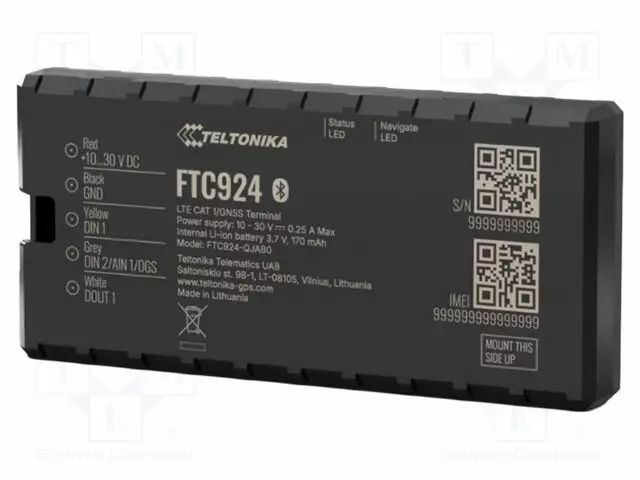 MODUULI: GPRS/GNSS - BLUETOOTH: 4.2,BLE - KIIHTYVYYSMITTARI - IP67 - M2M (GPRS/HSPA/LTE) moduulit - FTC924 - 1