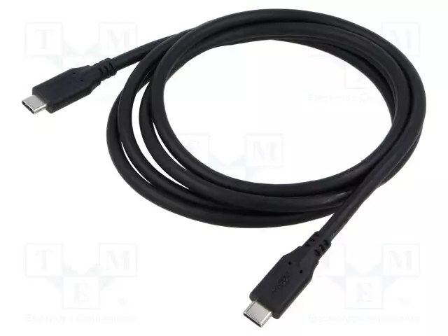 KAAPELI - THUNDERBOLT 3,THUNDERBOLT 4,USB 4.0 - 1,5M - MUSTA - PVC - USB kaapelit ja adapterit - GOOBAY-74184 - 1