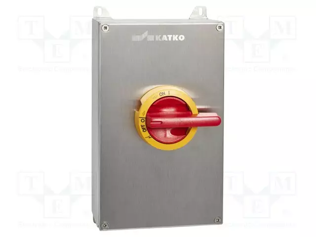 EROTINKATKAISIJA - NAVAT: 4 - RUUVATTU - 80A - IP69K - KER - VÄRI: HARMA - Erottimet - KER480YRIP69KRA4 - 1