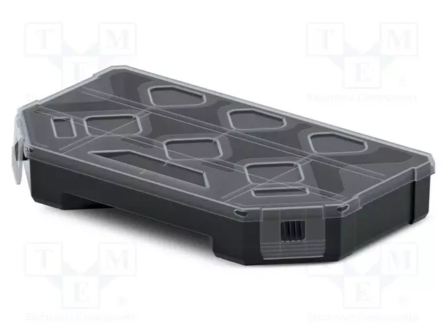 SÄILIÖ: KOLLEKTIIVI - OSIOT - MUSTA - KANNEN VÄRI: LÄPINÄKYVÄ - TAGER - Säiliöt ja rasiat - KTG25154 - 1