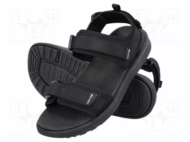 SANDALS - SIZE: 44 - MUSTA - KNITWEAR - Turvakengät ja polvisuojat - LAHTI-L3061744 - 1