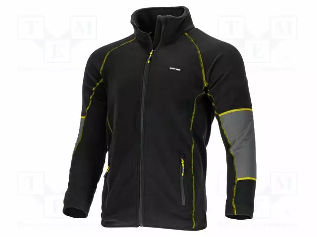 FLEECE SWEATSHIRT - SIZE: XL - MUSTA - STRETCH - 290G/M2 - Työ- ja suojavaatteet - LAHTI-L4015004 - 1