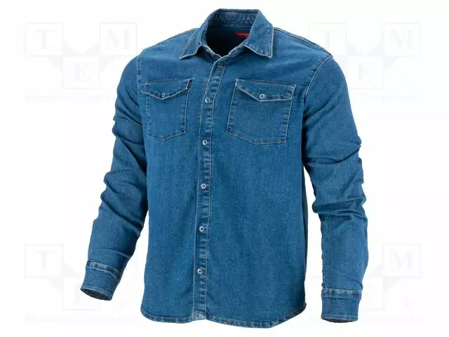 SHIRT - SIZE: XL - BLUE - 320G/M2 - Työ- ja suojavaatteet - LAHTI-L4181104 - 1
