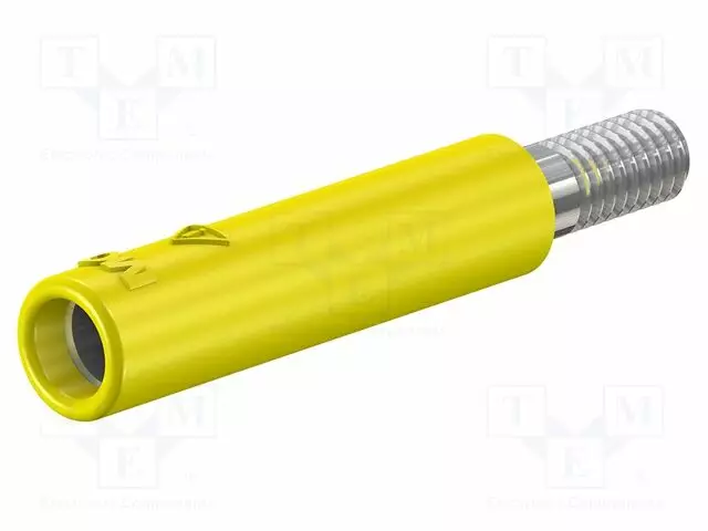 LABORATORY CONNECTOR: 4MM BANANA - ADAPTER,SOCKET - 600V - 32A - Banaanijatkoliittimet - LB4-GM4-24 - 1