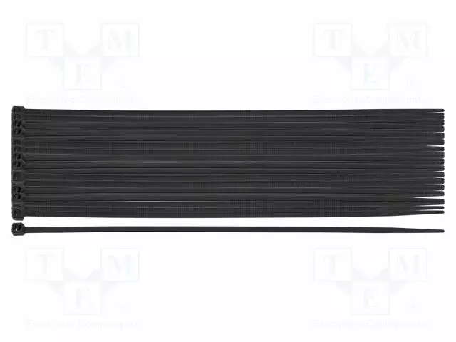 NIPPUSIDE - L: 200MM - W: 2,5MM - MUSTA - POLYAMIDI - 100KPL - EXTREME - Nippusiteet - NEO-01-624 - 1
