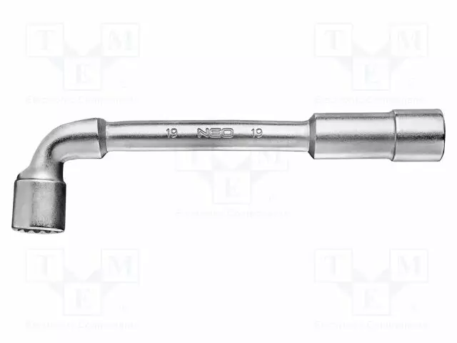 WRENCH: SOCKET SPANNER - L-TYPE - HEX 19MM - CHROM-VANADIUM STEEL - Hylsyavaimet - NEO-09-214 - 1