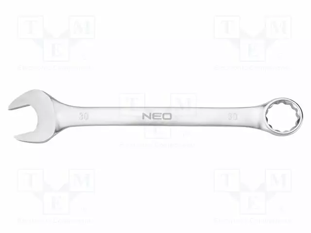 WRENCH: COMBINATION SPANNER - DOUBLE-SIDED - 30MM - L: 340MM - Vääntötyökalut ja kiintolenkit - NEO-09-674 - 1