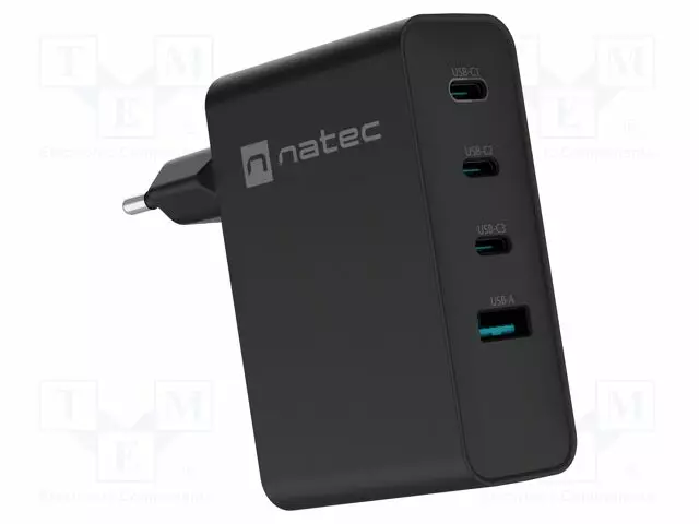 VIRTALÄHDE: IMPULSSI - PISTOKE - 5÷20VDC - 5A - 100W - 94X86X35MM - MUSTA - Pistorasiamuuntajat - NUC-2234 - 1