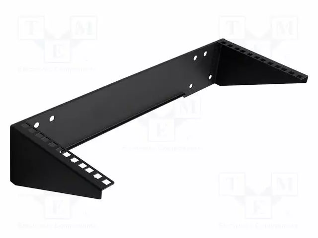 ASENNUSTELINE - MUSTA - KORKEUS: 4U - STANDARDI: 19" - Toimistotarvikkeet - PC-WB0014 - 1
