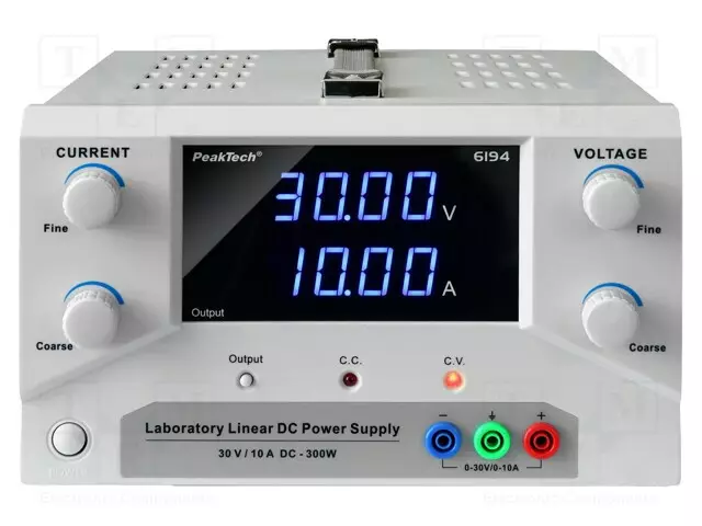 LABORATORY POWER SUPPLY: STANDARD - SINGLE-CHANNEL - CH: 1 - 0÷30VDC - Laboratorioteholähteet - PKT-P6194 - 1