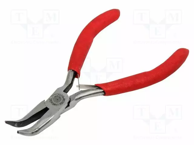 PIHDIT - TAIVUTETTU - 120MM - MICRO - Litteäpäiset ja puolipyöreäpäiset pihdit - PRE-28734 - 1