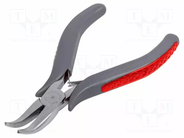 PIHDIT - TAIVUTETTU - 120MM - ELECTRONIC - Litteäpäiset ja puolipyöreäpäiset pihdit - PRE-28784 - 1