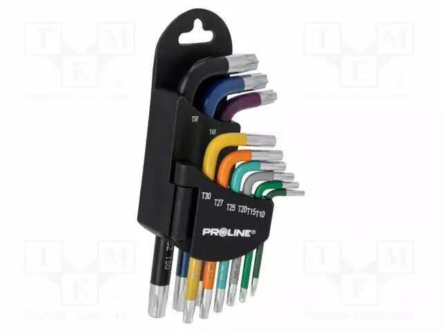 WRENCH: TORX®-SET - S2 STEEL - 9PCS. - Kuusiokolo- ja TORX avaimet - PRE-48314 - 1