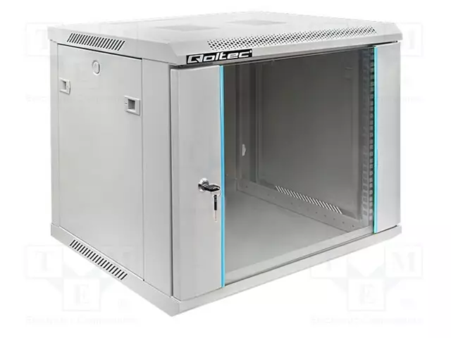 KOTELO: KAAPPI RACK - STANDARDI: 19" - 9U - HARMA - Z: 500MM - X: 600MM - Räkkikotelot 19' - QOLTEC-54484 - 1