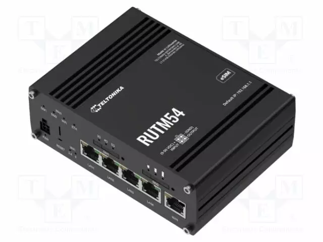MODUULI: ROUTER LTE - DDR3 - 256MBRAM,272MBFLASH - 3G,4G,GNSS,LTE - M2M (GPRS/HSPA/LTE) moduulit - RUTM54 - 1