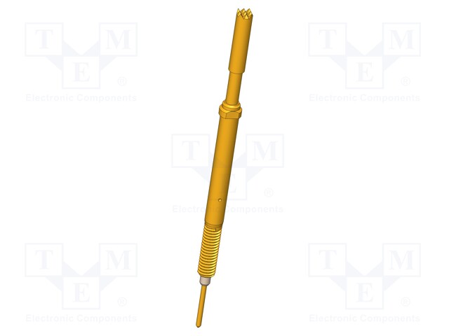 TESTAUSNEULA - 5,2MM - 3A - CUBE - KULLATTU - Ø: 2,3MM - HAMMASTETTU - 0,7N - Mittausneulat - SKS-465-0194 - 1